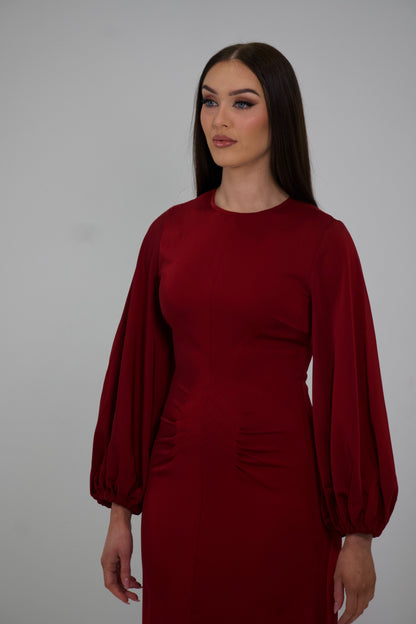 NOOR | RED MAXI DRESS