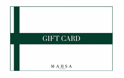 Mahsa The Label E-Gift Card