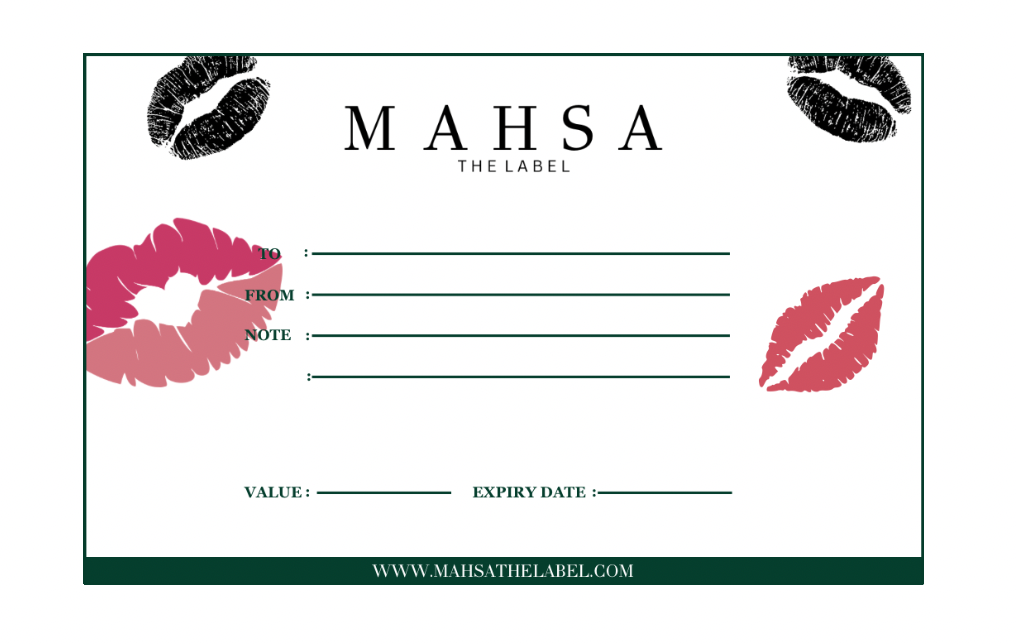 Mahsa The Label E-Gift Card